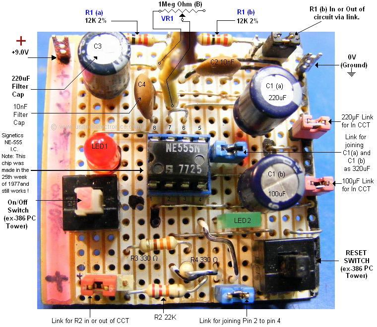 NE-555 Front Breadboard Pic