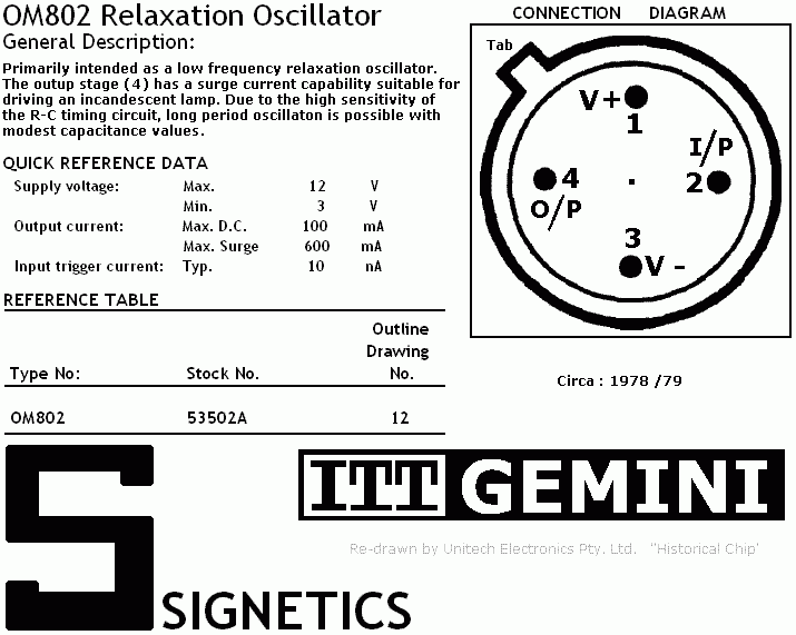 OM 802 Datasheet