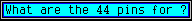 mini 44 Ide pinouts 