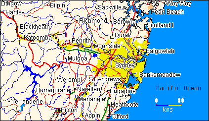  Click on the map to take you to the Histor & Sydney Opera House page 